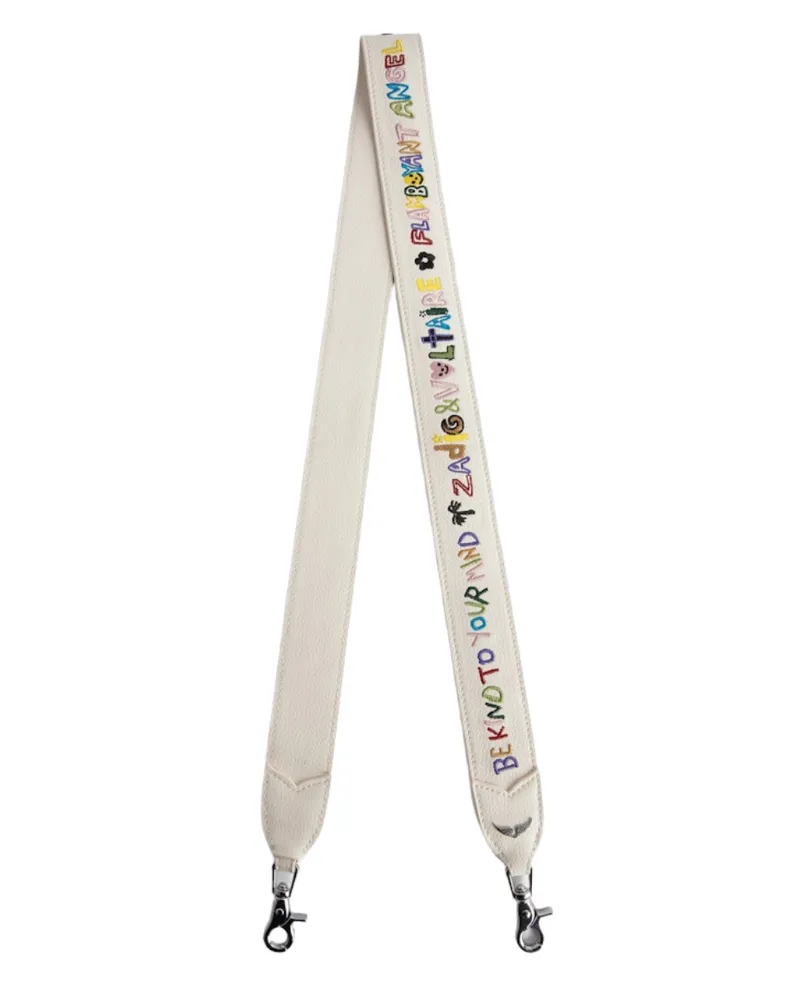 Zadig & Voltaire Schulterriemen Weiß