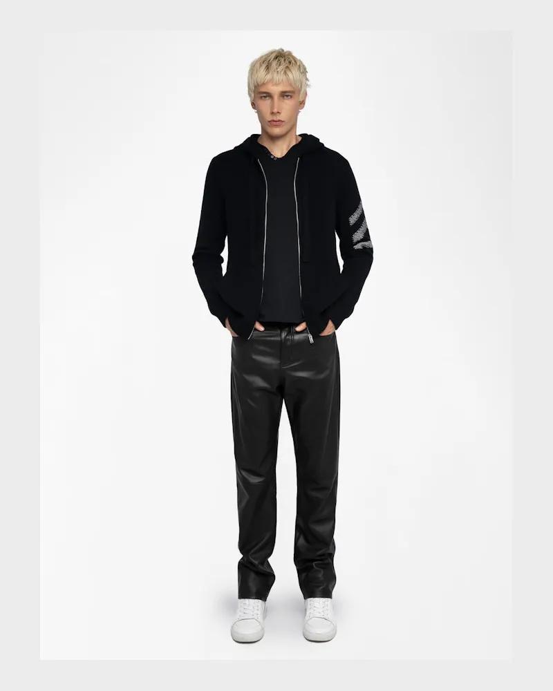 Zadig & Voltaire Cardigan Clash 100% Kaschmir Black
