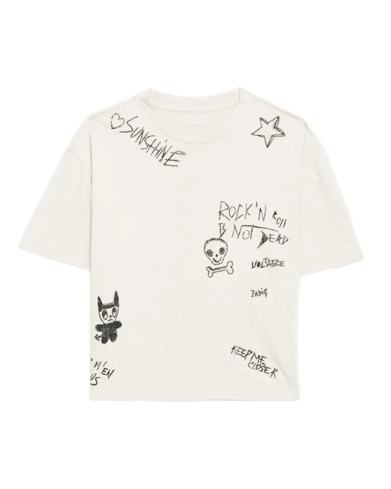 Zadig & Voltaire Taida T-Shirt Grau