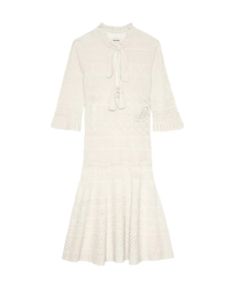 Zadig & Voltaire Kleid Memphisa Weiß