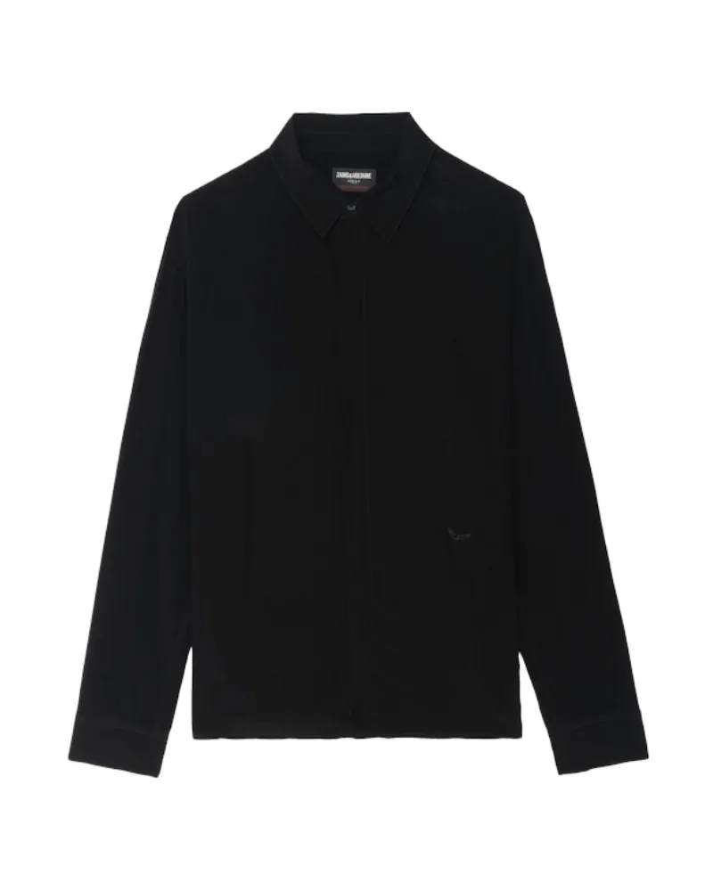 Zadig & Voltaire Hemd Tyric Schwarz