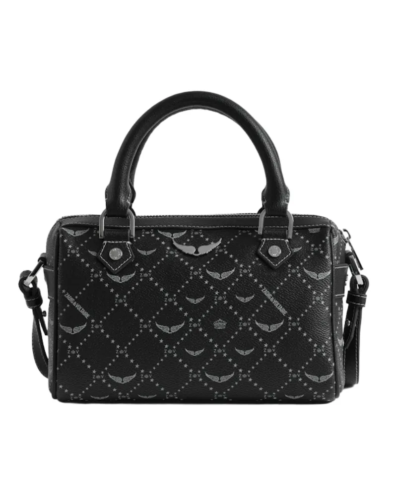 Zadig & Voltaire Sunny XS Vibe Monogram Tasche Schwarz
