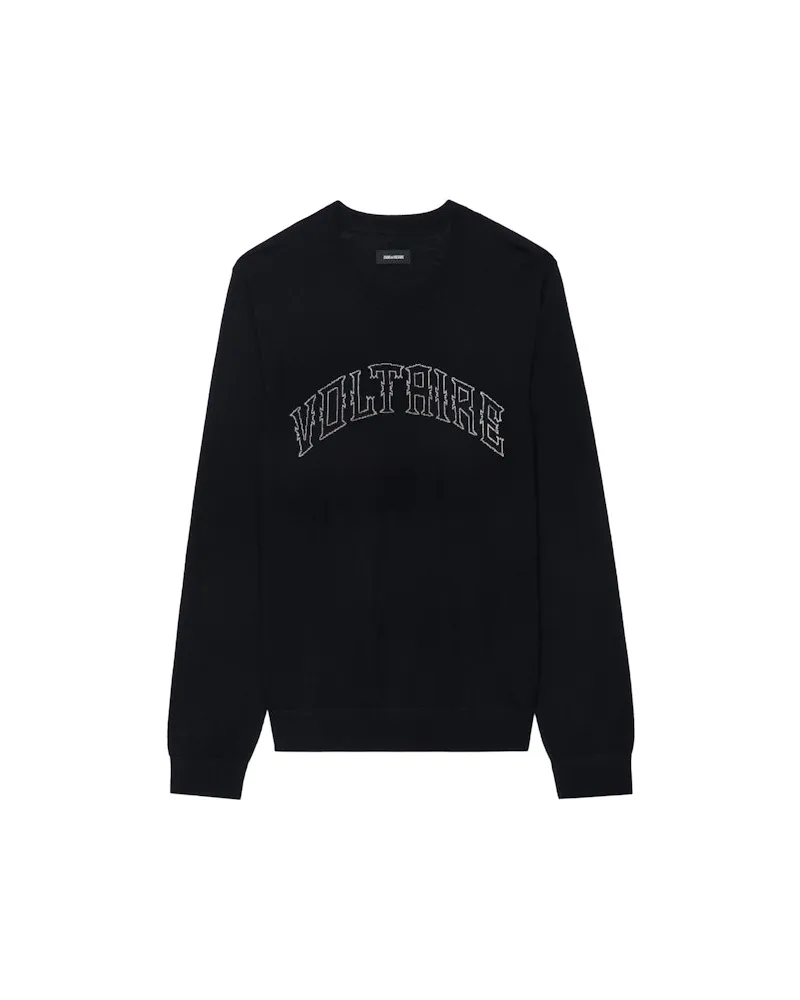 Zadig & Voltaire Kennedy Pullover 100% Merinowolle Black