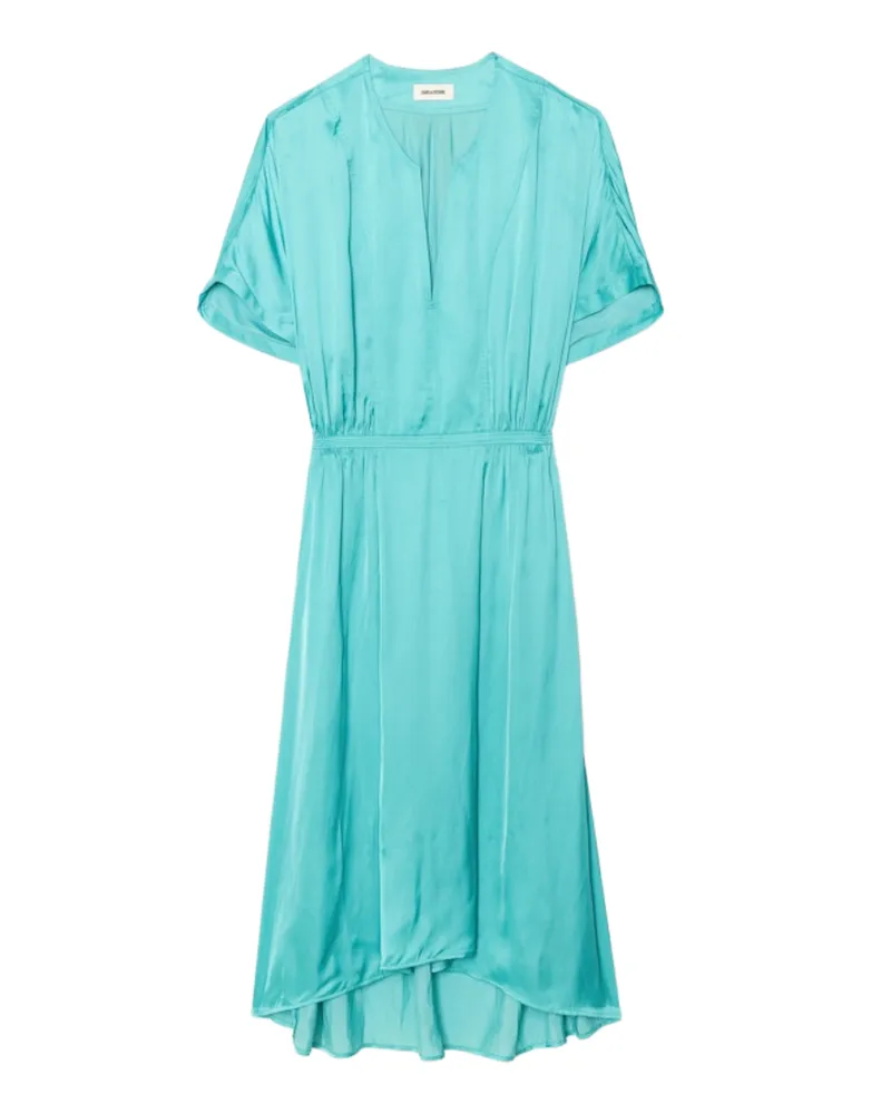 Zadig & Voltaire Kleid Riaz Satin Grün