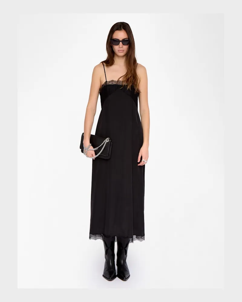 Zadig & Voltaire Kleid Ridar 100% Seide Black
