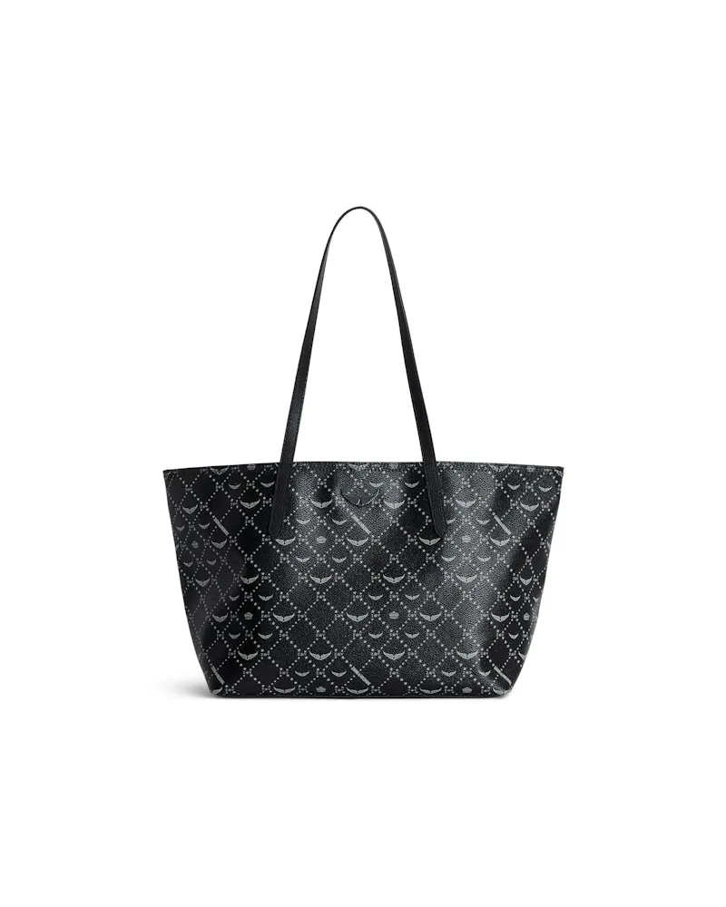 Zadig & Voltaire Z Shopper Monogram Tasche Noir