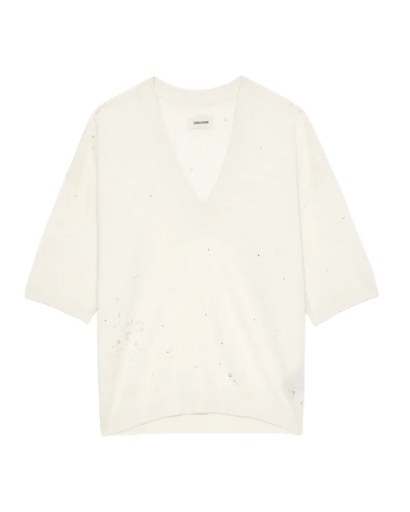 Zadig & Voltaire Pullover Wully Weiß