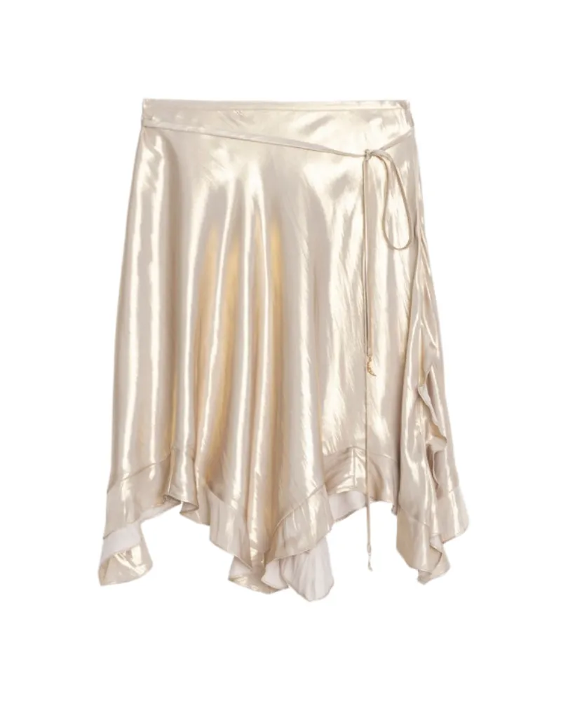 Zadig & Voltaire Rock Jetos Satin Gold