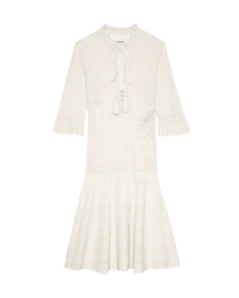 Zadig & Voltaire Kleid Memphisa Weiß