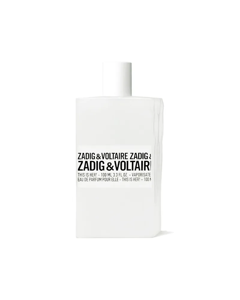 Zadig & Voltaire Parfum This Is Her! 100ml Weiss