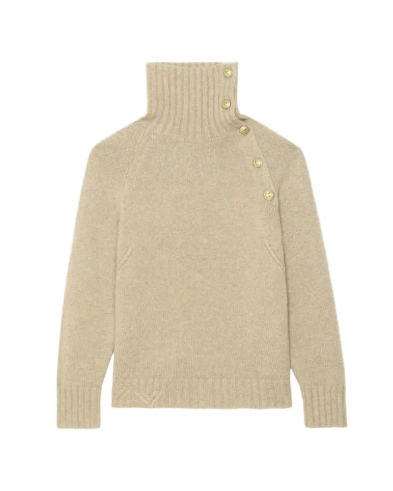 Zadig & Voltaire Pullover Mora 100% Kaschmir Grün