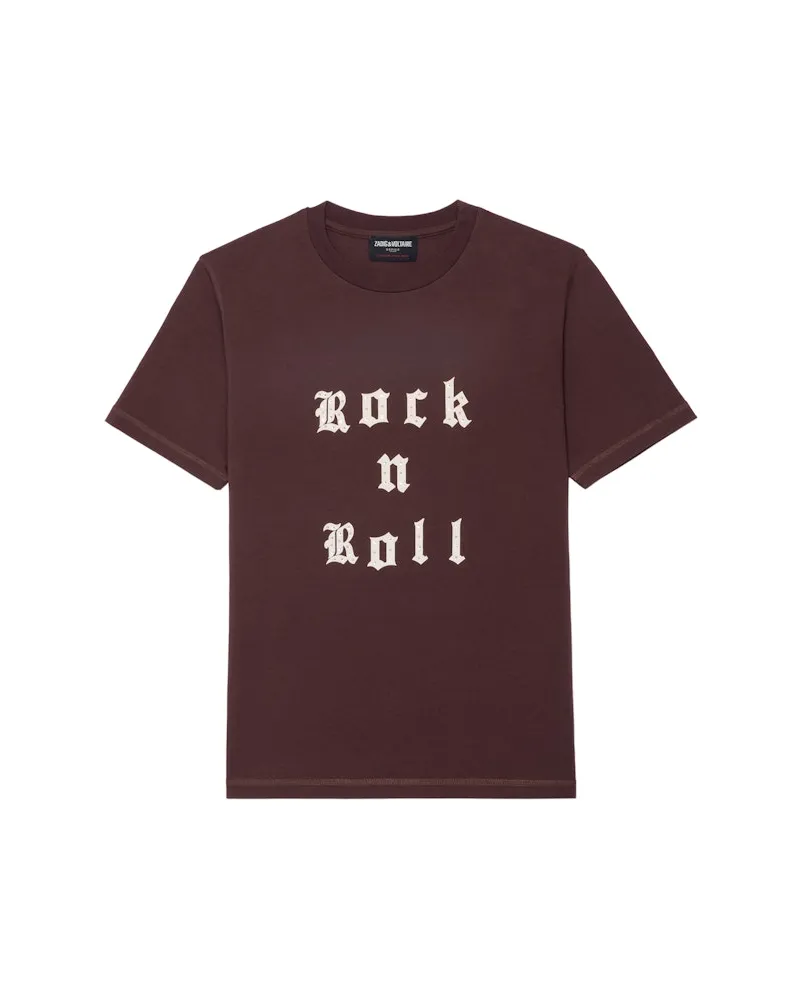 Zadig & Voltaire T-shirt Edwin Burgundy