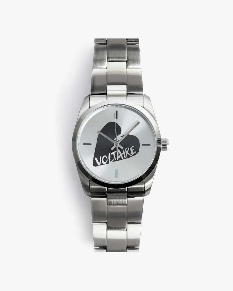Zadig & Voltaire Zadig Heart Uhr Silver