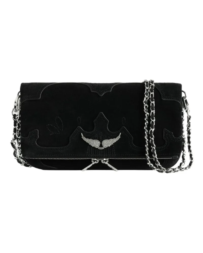 Zadig & Voltaire Clutch Rock Western Schwarz