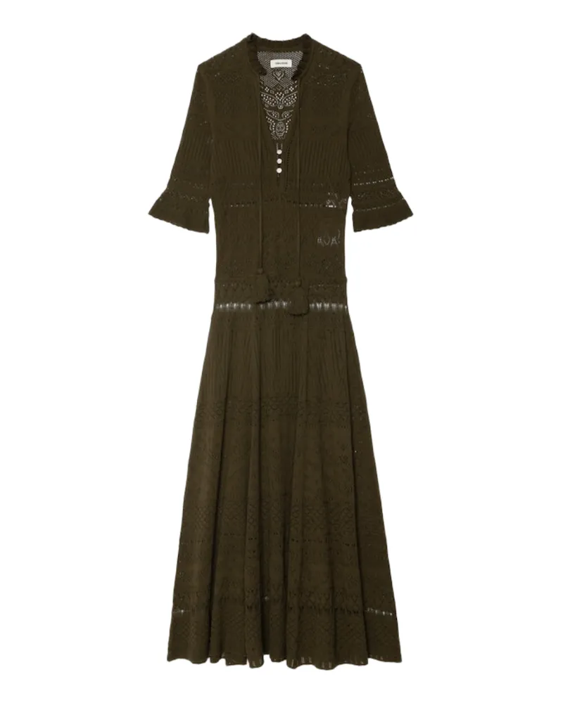 Zadig & Voltaire Kleid Memphis Grün