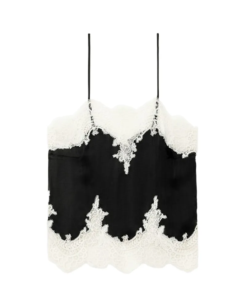 Zadig & Voltaire Calina Satin-Top Schwarz