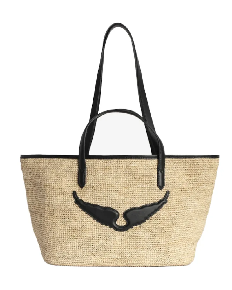Zadig & Voltaire Flügel Korbtasche Schwarz