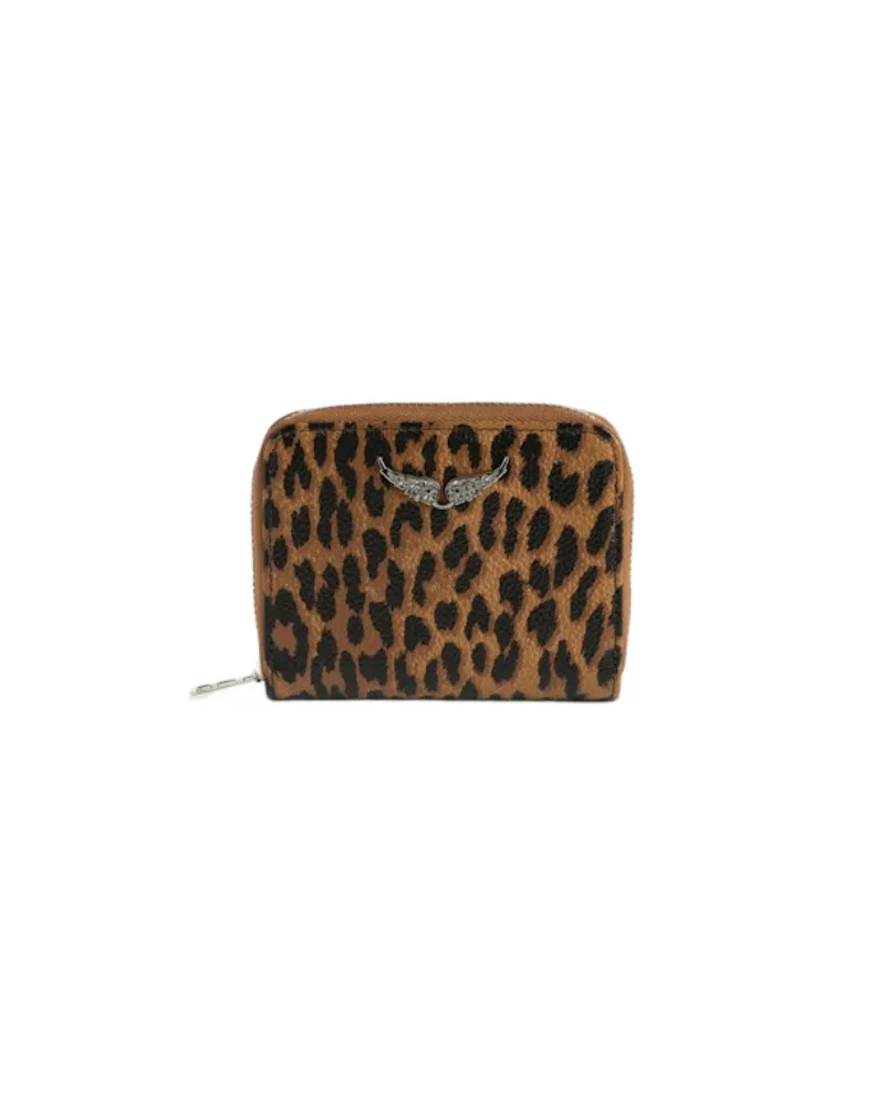 Zadig & Voltaire Mini ZV Geldbörse Braun