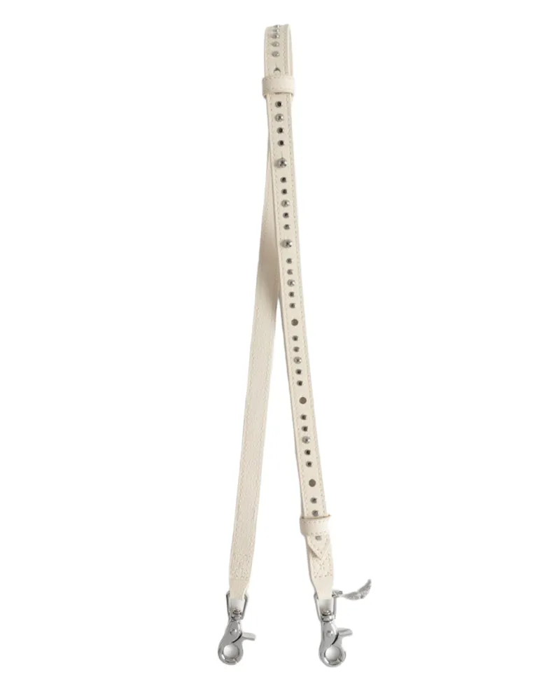 Zadig & Voltaire Schulterriemen Overstudded Weiß