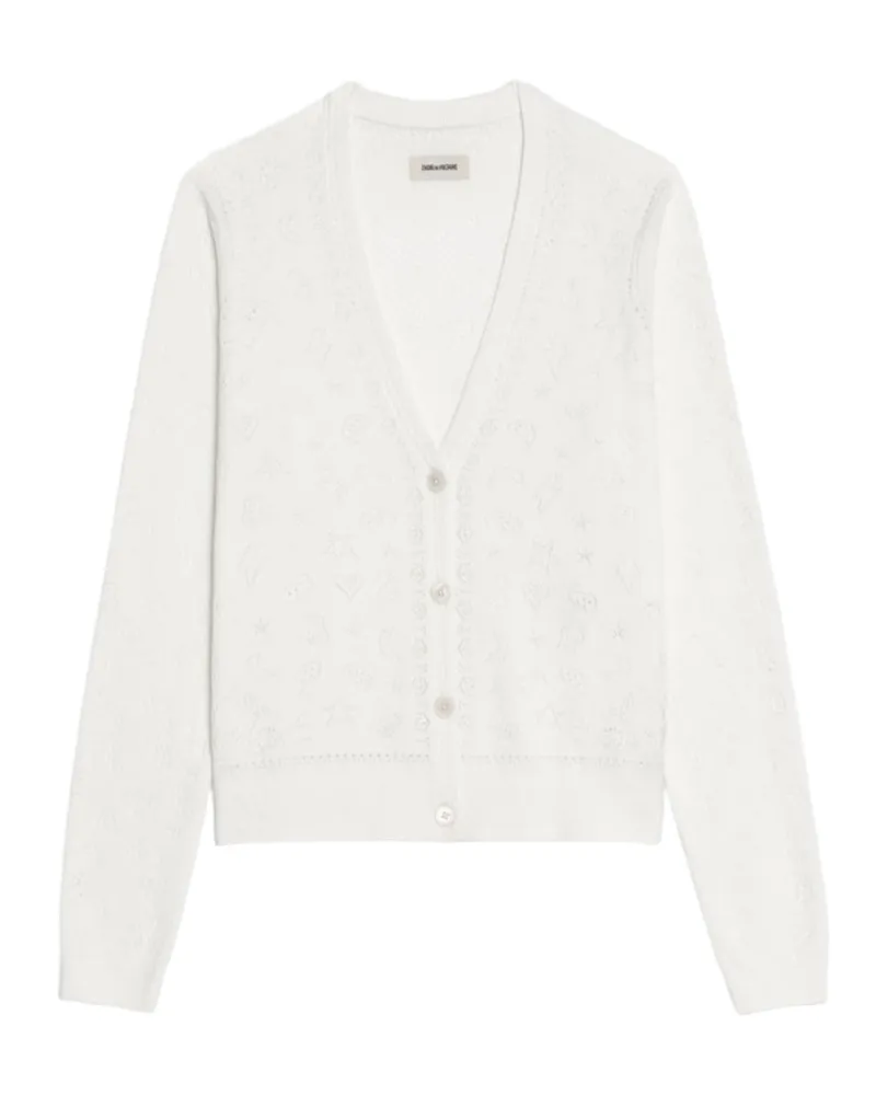 Zadig & Voltaire Cardigan Manala Weiß
