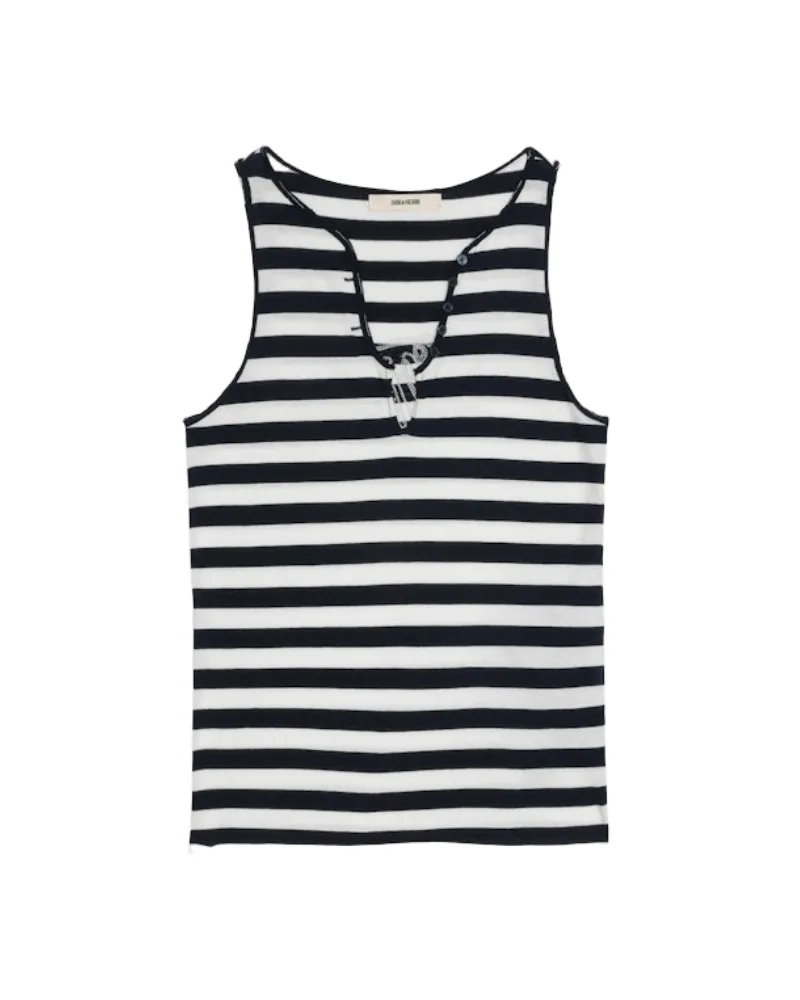 Zadig & Voltaire Tanktop Tif Weiß