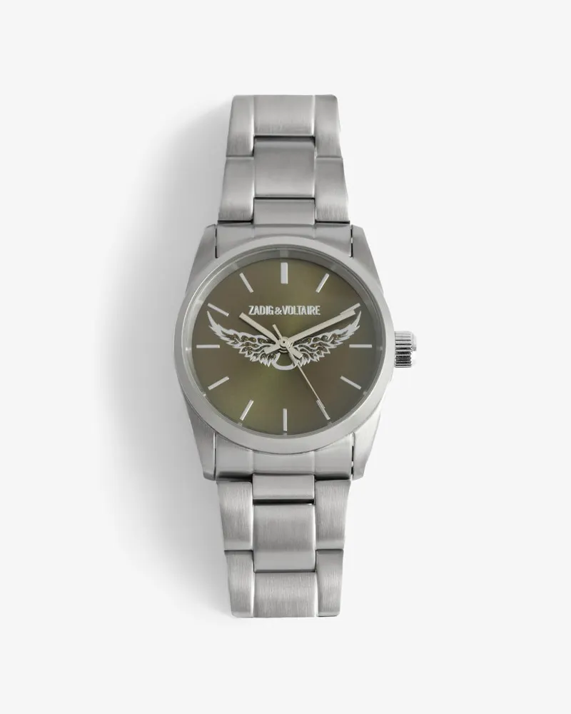 Zadig & Voltaire Uhr Zadig Gold ZV Curved Kaki