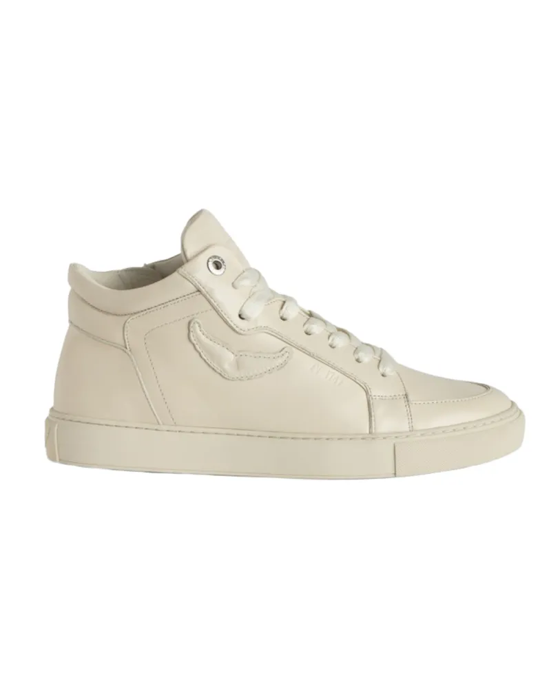 Zadig & Voltaire Mid-Top Fly Sneakers Weiß