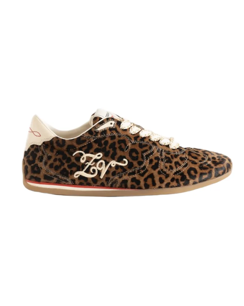 Zadig & Voltaire Sneakers ZV Dance Leo Pony Braun