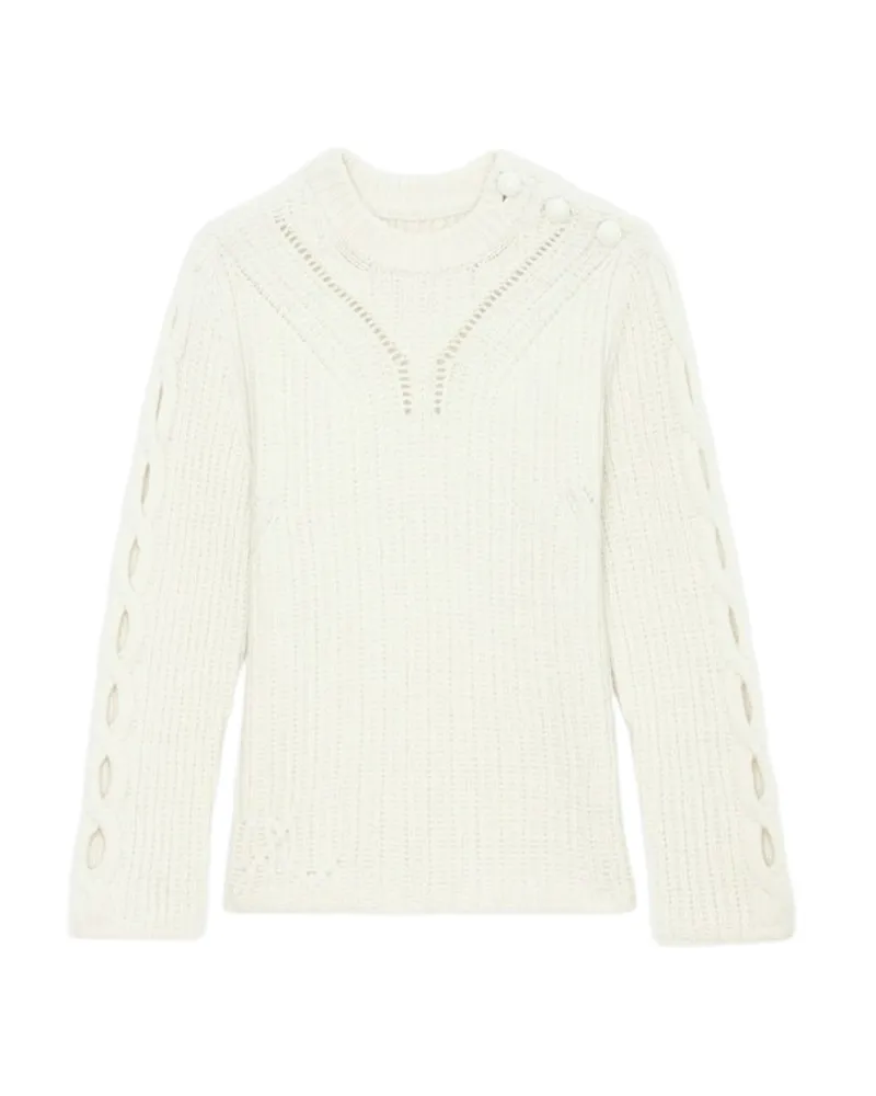 Zadig & Voltaire Pullover Sulky 100% Merinowolle Beige