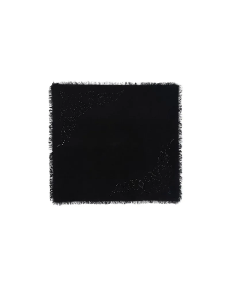 Zadig & Voltaire Mini Stevie Strass Western Schale 55 Schwarz