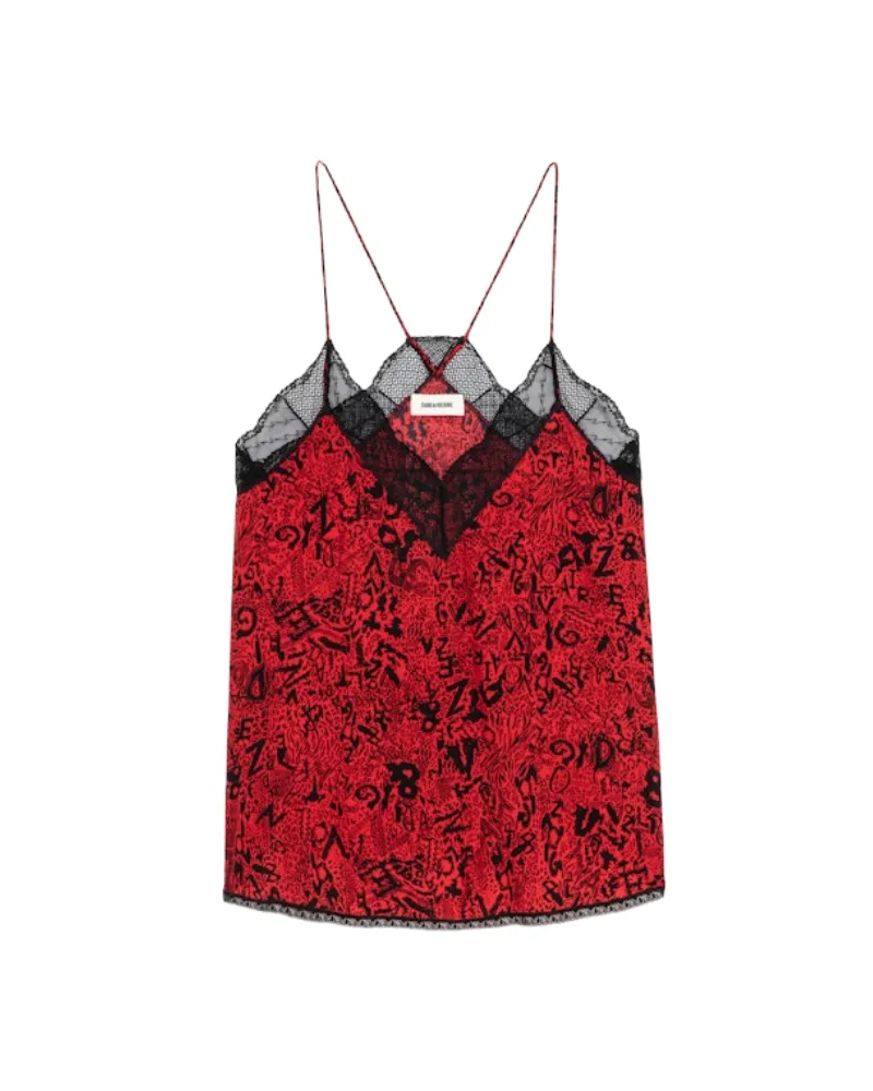 Zadig & Voltaire Trägertop Christy Rot