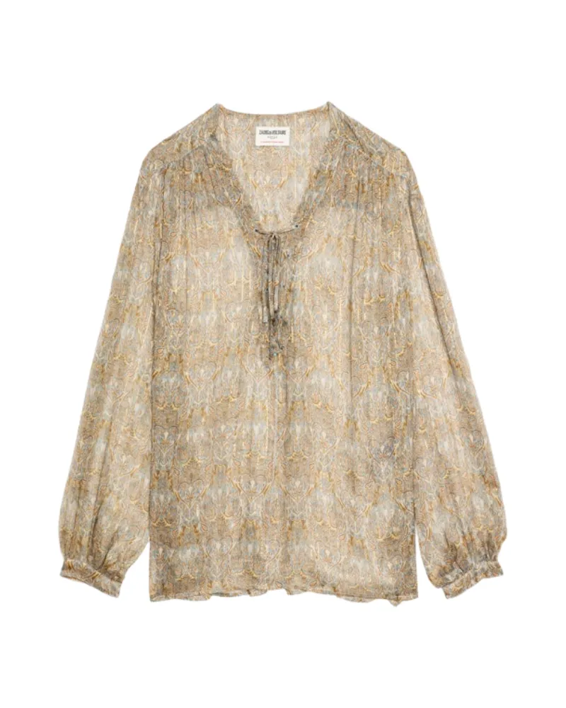 Zadig & Voltaire Hemd Tamela Blau