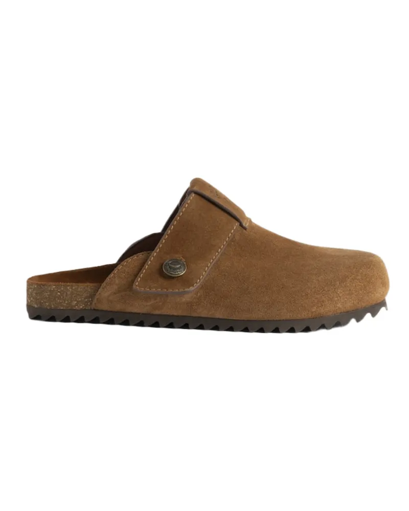 Zadig & Voltaire Santa Fe Suede Clogs Braun
