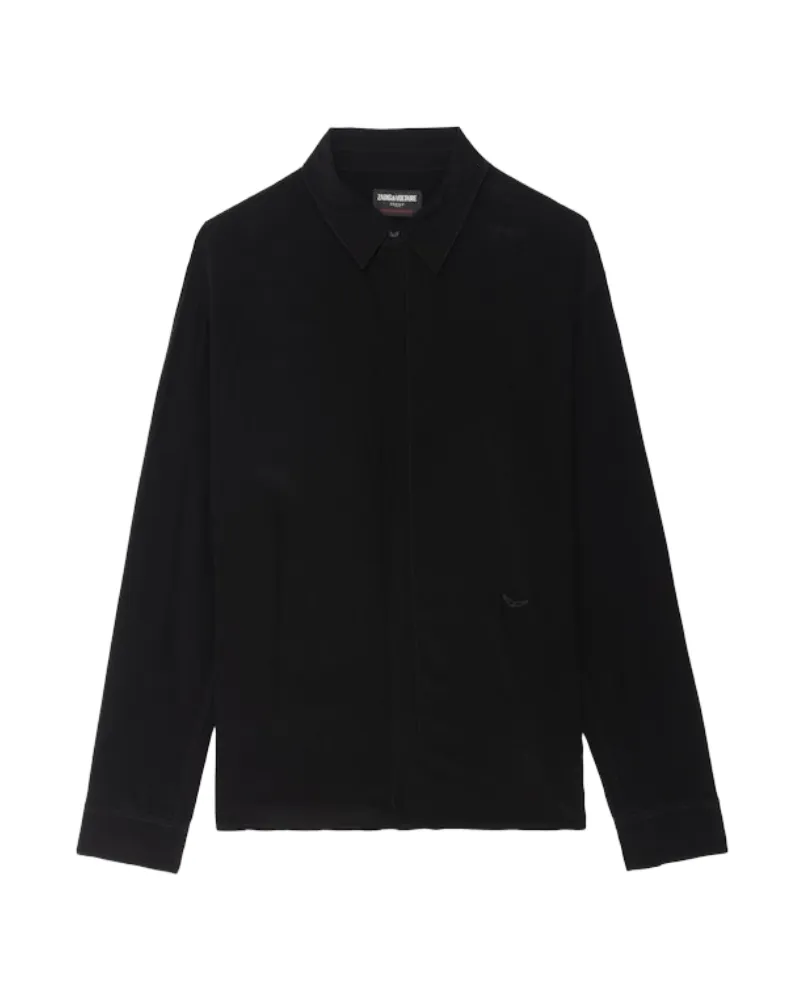 Zadig & Voltaire Hemd Tyric Schwarz