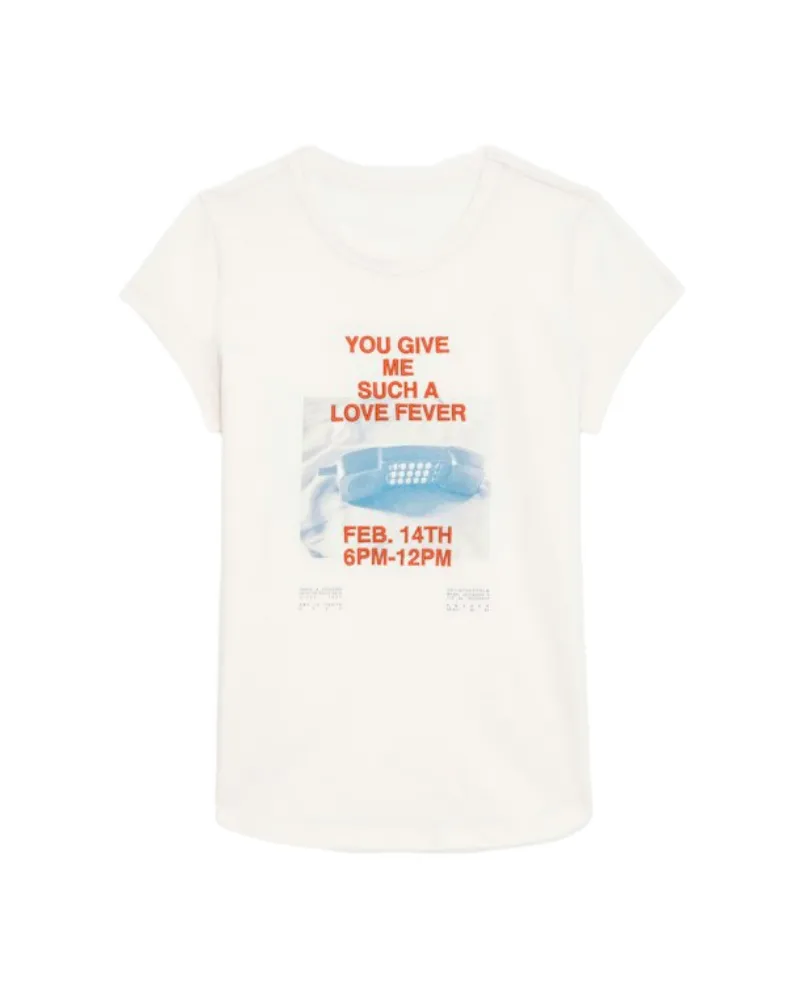 Zadig & Voltaire T-Shirt Woop Fotoprint Rosa