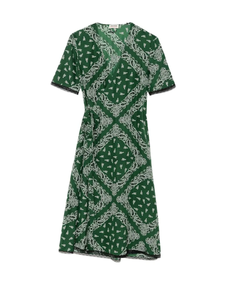 Zadig & Voltaire Kleid Reforme 100% Seide Grün