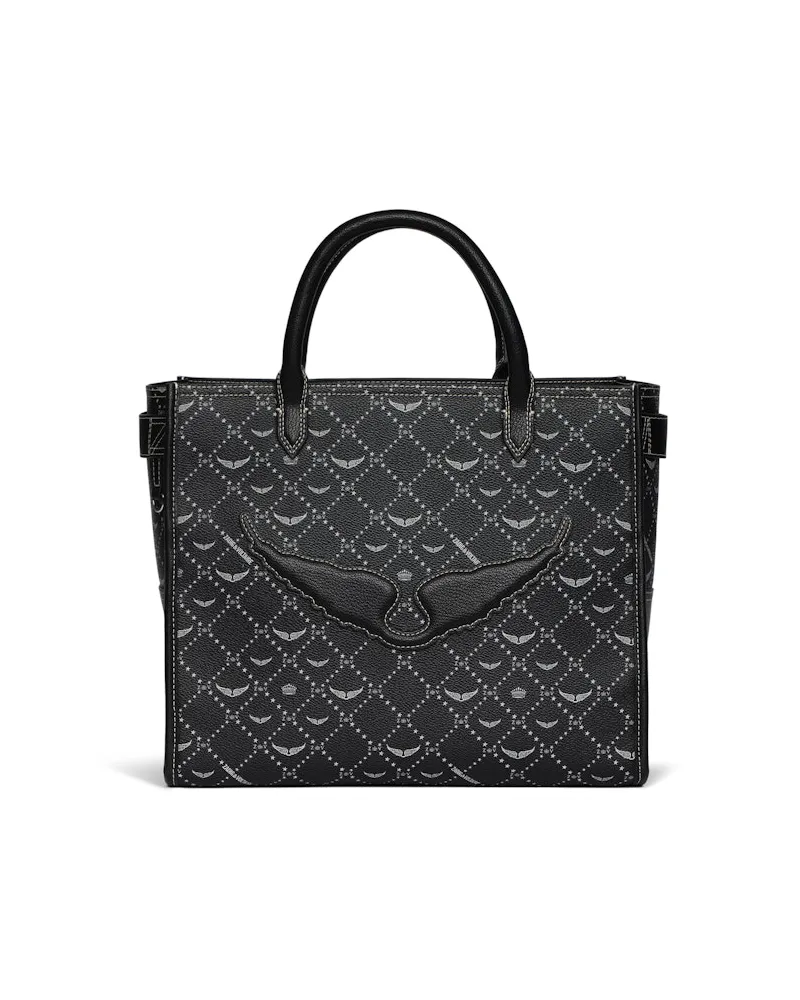 Zadig & Voltaire Angel Tote Monogram Tasche Schwarz