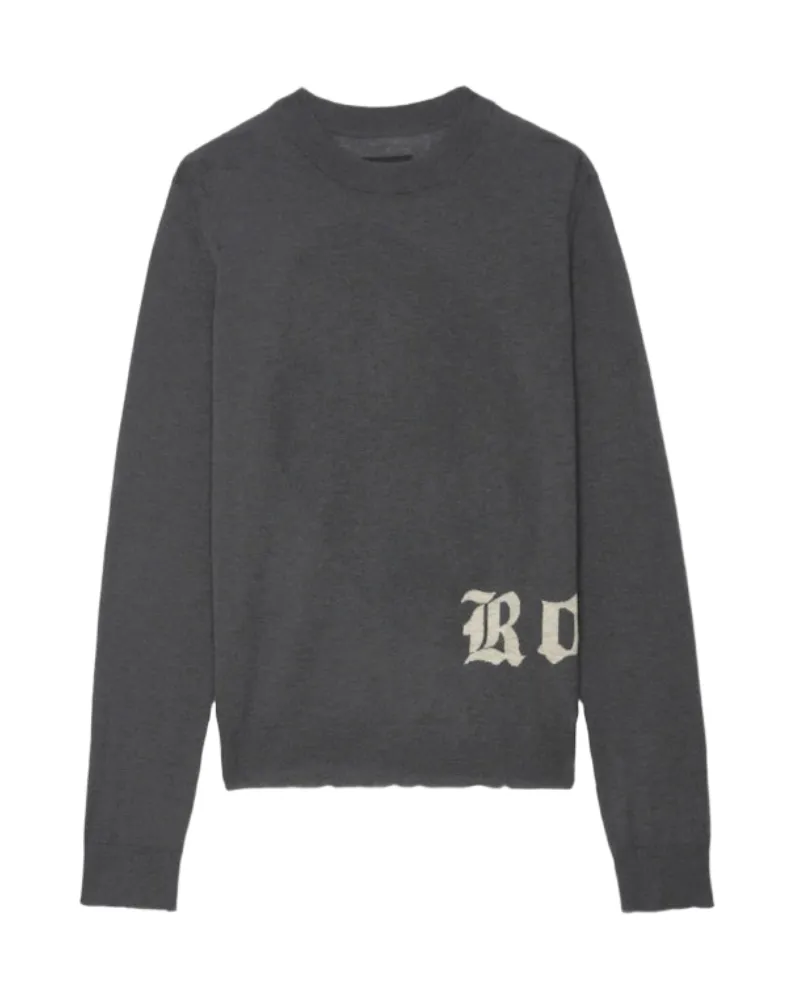 Zadig & Voltaire Pullover Ivy 100% Kaschmir Grau