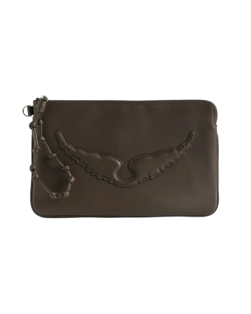 Zadig & Voltaire Angel Clutch Braun