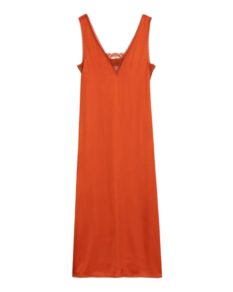 Zadig & Voltaire Kleid Renzo Satin Orange