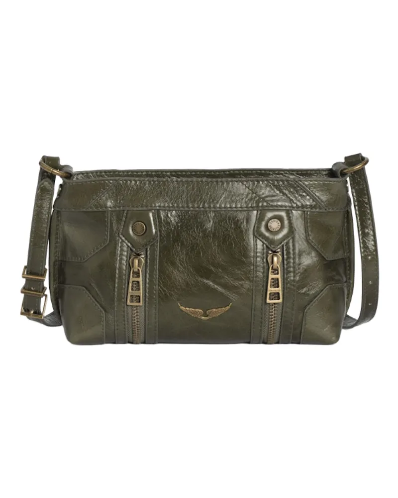 Zadig & Voltaire Sunny Mood Vintage Patent Tasche Grün