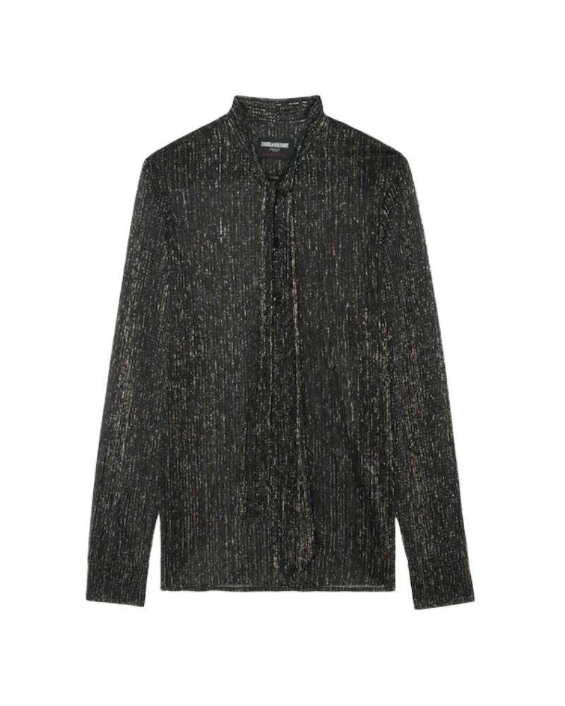 Zadig & Voltaire Hemd Tulba Schwarz