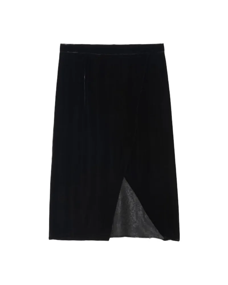 Zadig & Voltaire Rock Julen Samt Schwarz