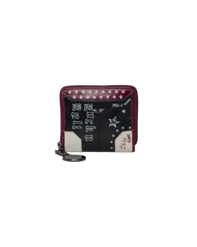 Zadig & Voltaire Sunny Mini Punk Geldbörse Schwarz
