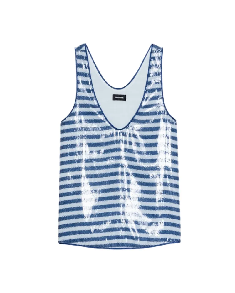 Zadig & Voltaire Tanktop Tarys Blau
