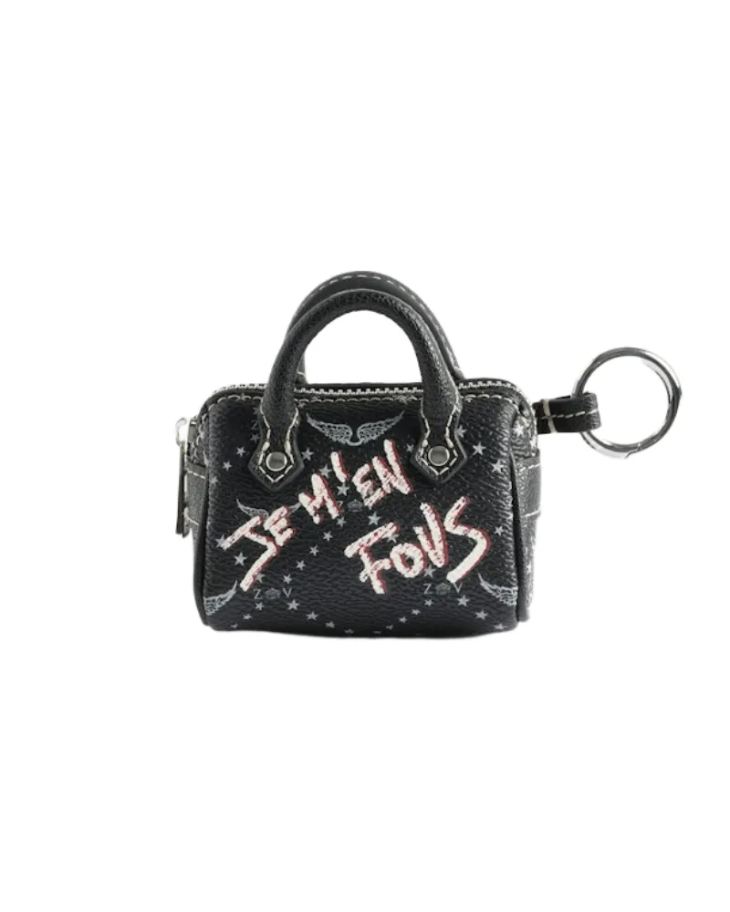 Zadig & Voltaire Schlüsselanhänger Sunny Micro Schwarz