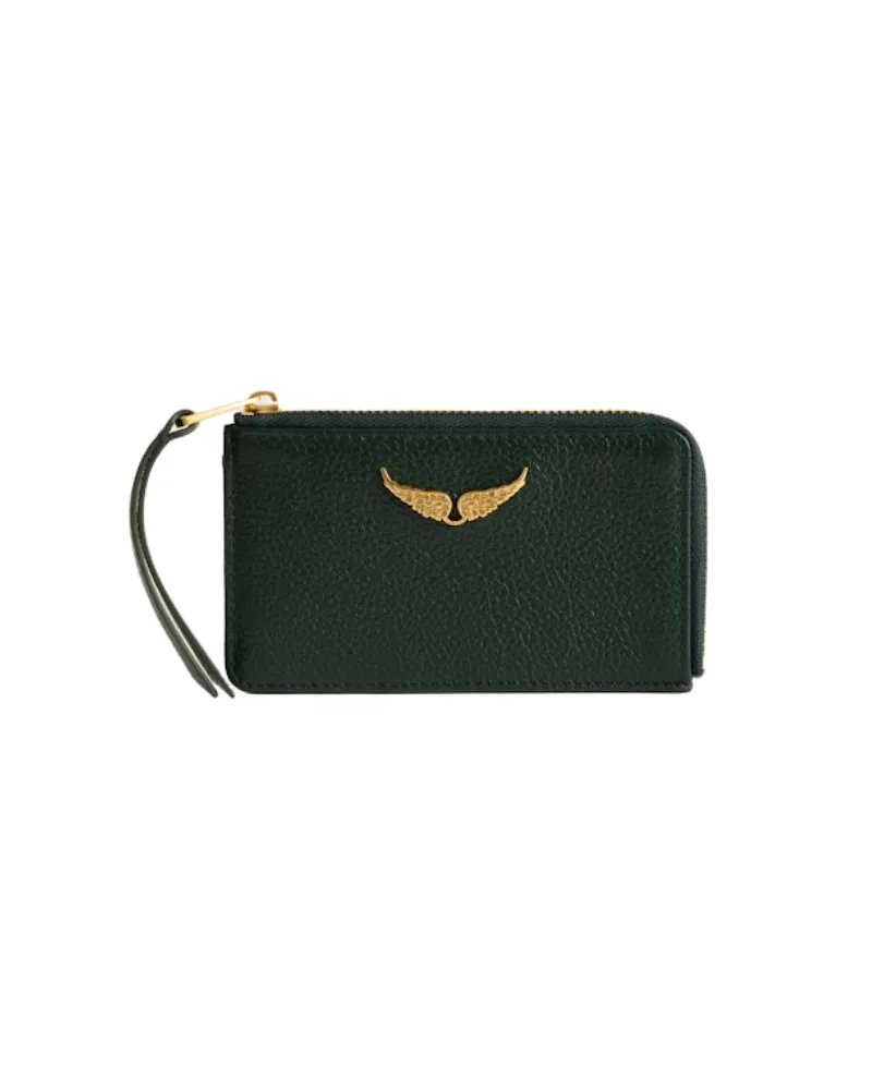 Zadig & Voltaire ZV Card Kartenetui Grün