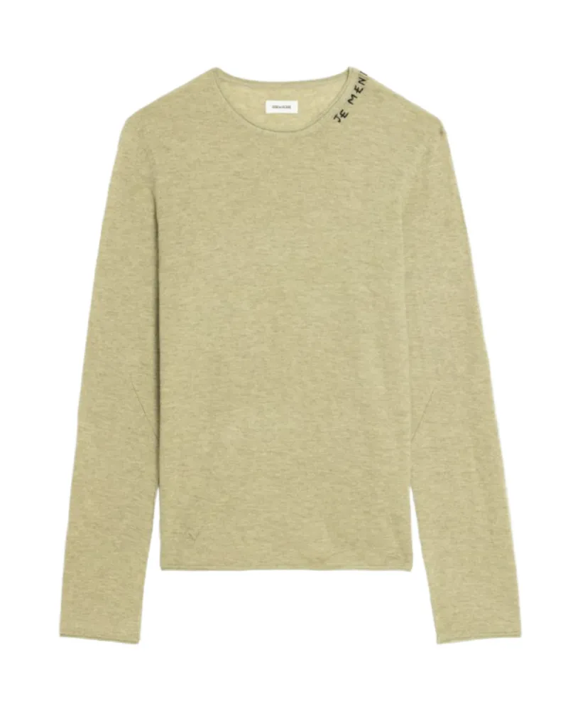Zadig & Voltaire Teiss Pullover 100% Kaschmir Grün