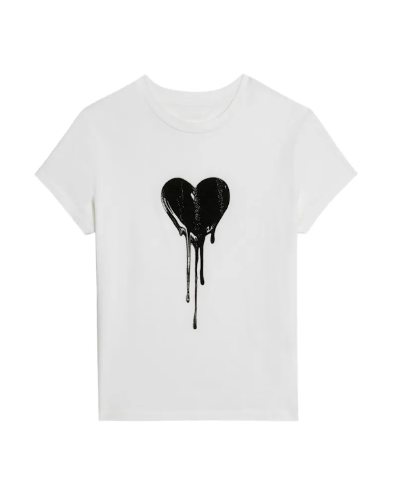 Zadig & Voltaire T-Shirt Walk Weiß