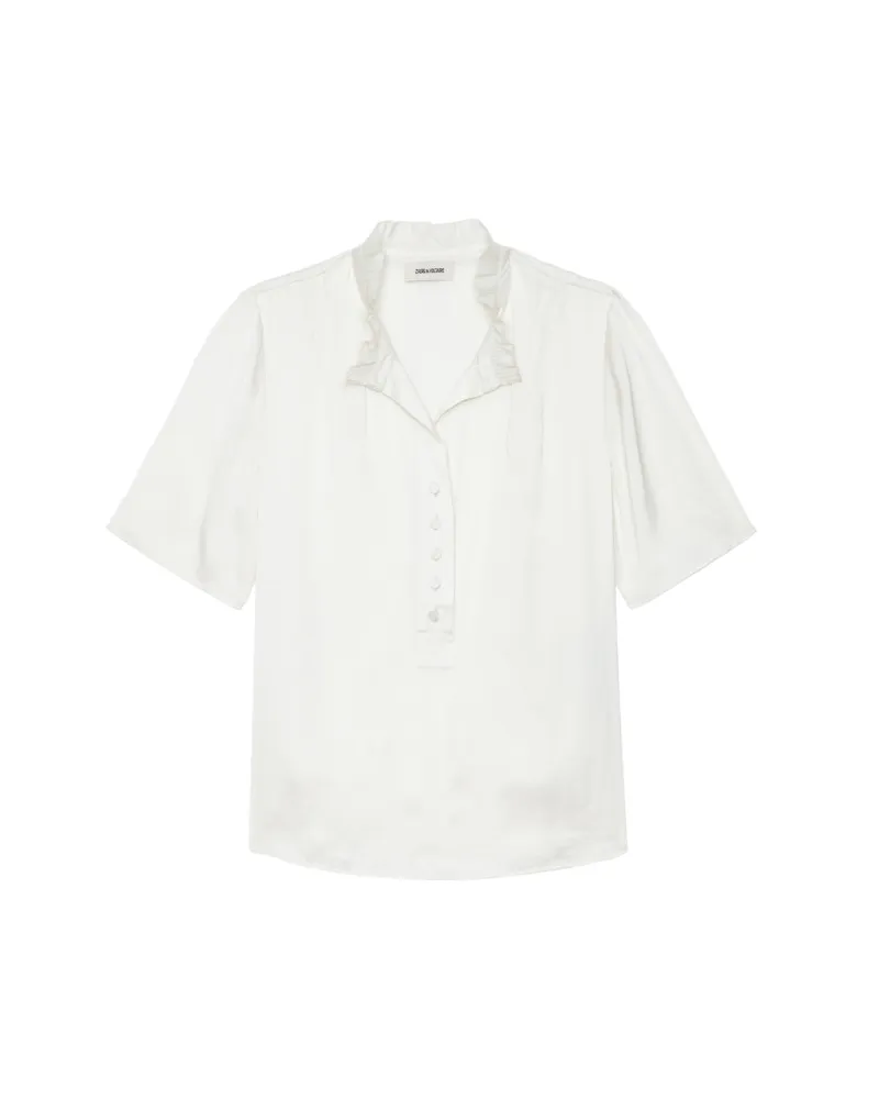 Zadig & Voltaire Top Topher Satin Flake